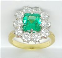 Anello Guerretta Gioielli Donna in Oro Smeraldo 1.00 Ct 4861-14 - 4861-15